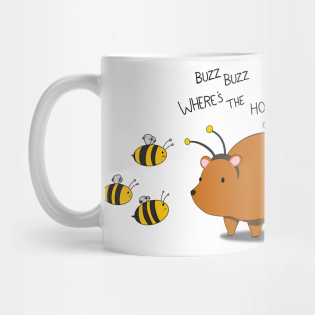 Buzz Bear by WeFlaps Comics Merch